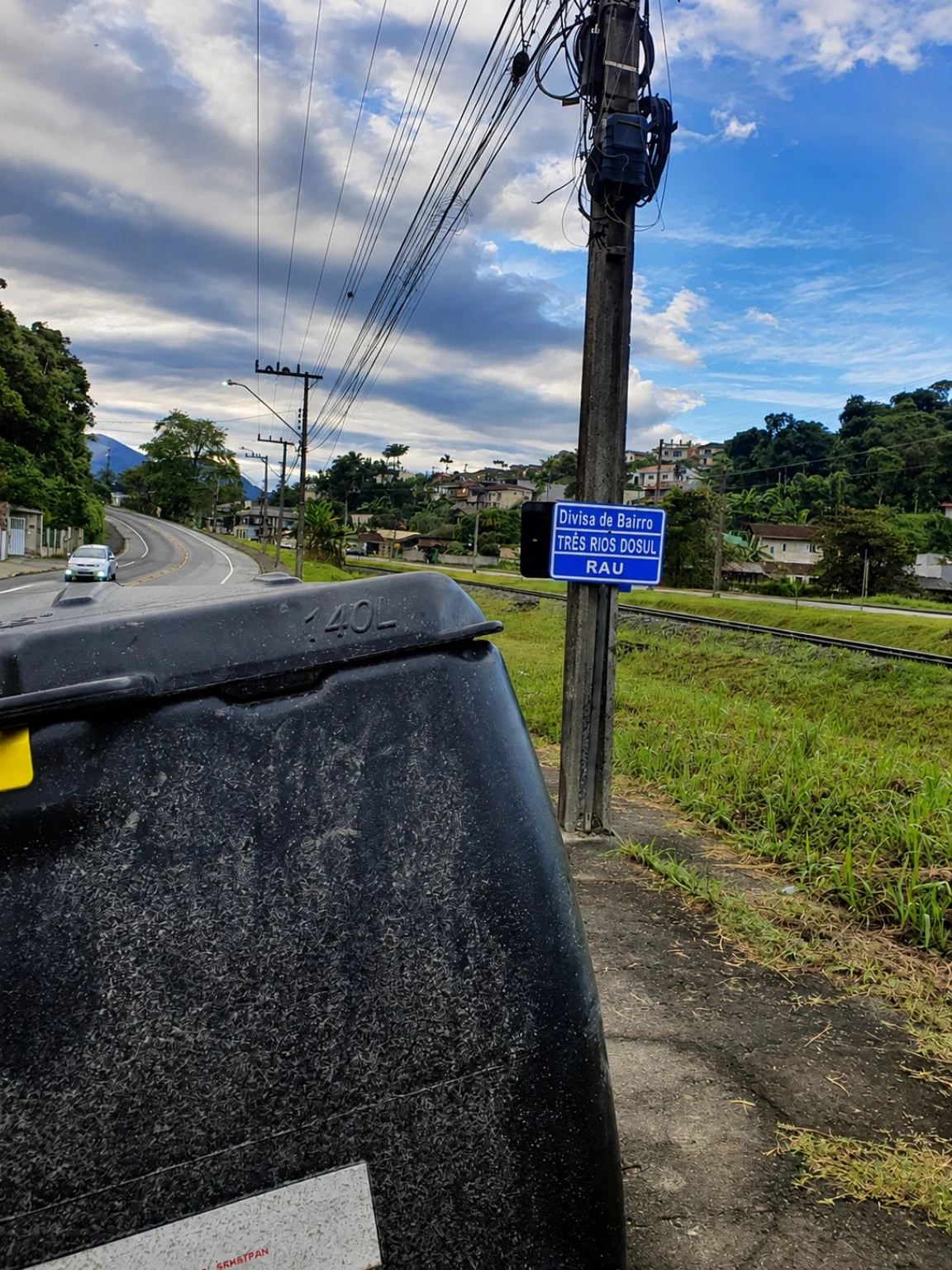 Registro real de rota da Fonseca Logística em Jaraguá do Sul