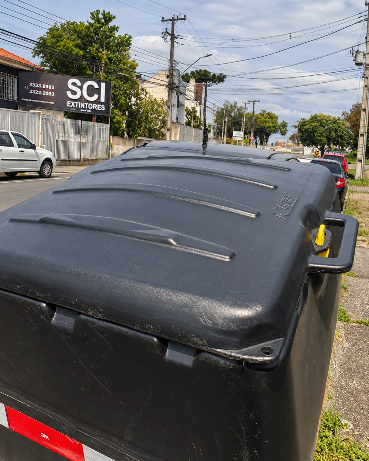 Registro real de rota da Fonseca Logística em Curitiba